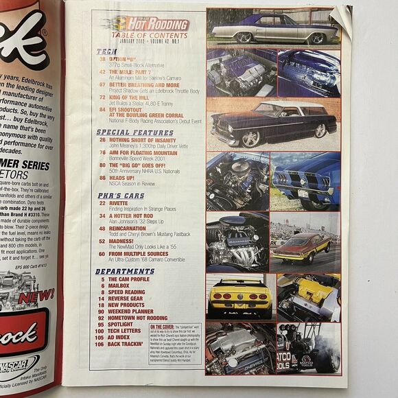 Vintage Hot Rod Magazines Set of 3 Jan and Aug 2002 Mar 2003 - Picture 10 of 10